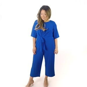 Laundry | 14 | NWT Cobalt Blue Cropped Jumpsuit